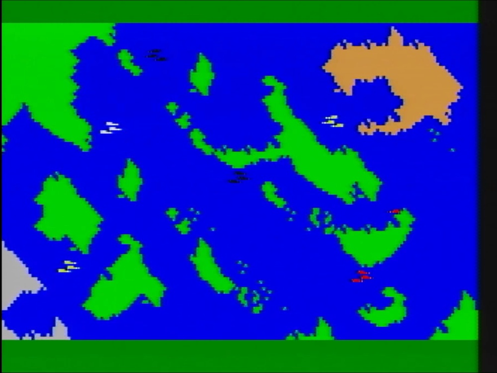 Gameplay of Sea Battle for Intellivision